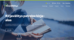 Desktop Screenshot of kirjavalitys.fi